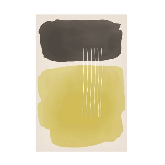 Trademark Fine Art jay stanley Watercolor Shapes Series 2 Canvas Wall Art