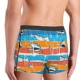 thumbnail image 3 of Uemuo Shark On Line Pattern Men's Boxer Briefs,Trunk Anti-Chafing,Comfortable, Durable, and Stylish Underwear-Small, 3 of 9