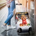 thumbnail image 3 of Happy New Year 2026 Cocker Spaniel Holiday Balloons Party Snow Travel Luggage Cover Cockers Dog Lover Gifts Suitcase Dust Protective Decor - 13018, 3 of 5