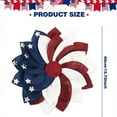 thumbnail image 3 of ASKETAM 4th of July Patriotic Wreath Front Door Window Wall Burlap Bow Decor (A), 3 of 7