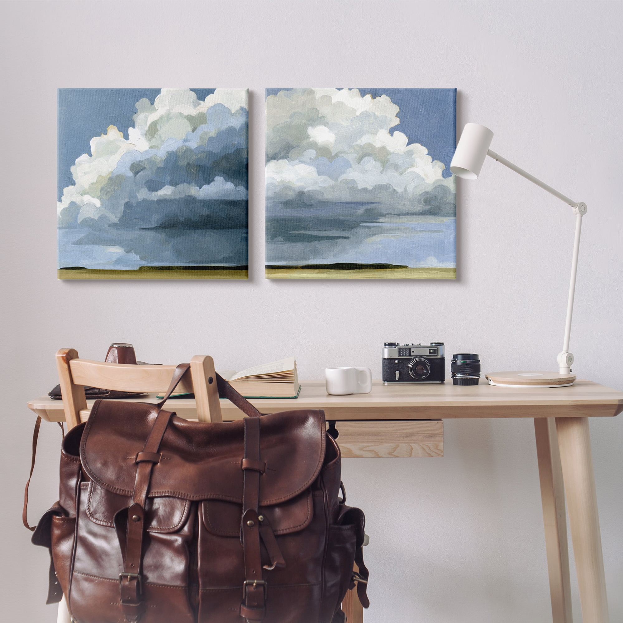 Stupell Industries Sublime Outdoor Weather Landscape Cloudy Sky Painting,24 x 24, Design by Emma Caroline