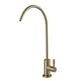 thumbnail image 5 of Stainless Steel Lead-Free Water Purifier Faucet, RO Filter Water Faucet with Solid Brass Valve Core, Anti-Rust & Durable Design for Kitchen Sink, Bar Counter, Cafe Shop, Brushed Gold Finish, 5 of 11