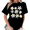 4-Black, variant on Giffimy Women Single Distressed White Yellow Daisy Floral Graphic Crew Neck Daily Casual Short Sleeve S-5XL Black Tops