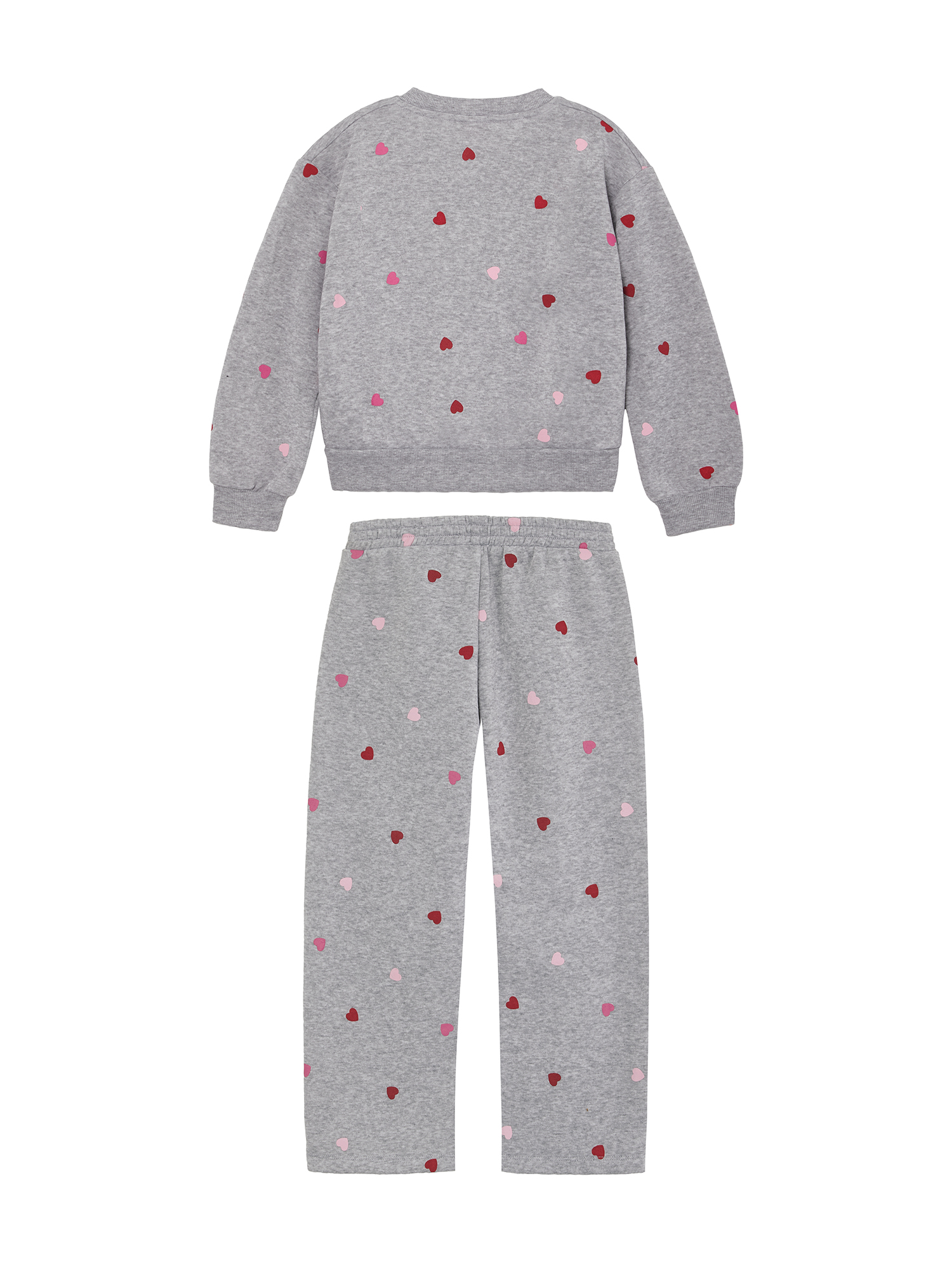 Way to Celebrate Girls' Valentine's Day Fleece Sweatshirt and Pant Set, Sizes 4-18 & Plus