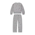thumbnail image 2 of Way to Celebrate Girls' Valentine's Day Fleece Sweatshirt and Pant Set, Sizes 4-18 & Plus, 2 of 13