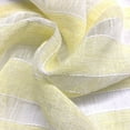 thumbnail image 6 of Fragrantex Horizontal Stripe Sheer Curtains 84 inch Curtains for Kid's Room, Lemon Yellow and White Striped Curtains Grommet Top 40"Wx84"L 2 Panels, 6 of 6