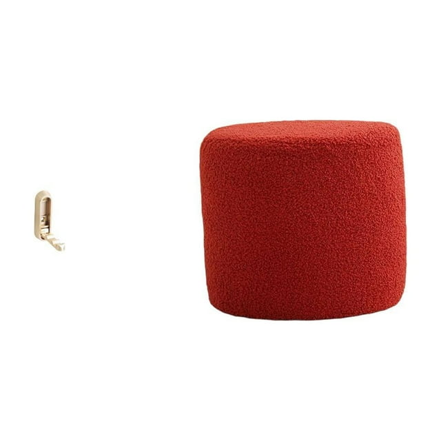 Gancho Organizador Plegable Para Baño, Armario Y Estilo Rústico Con Reposapiés Tipo Otomana, Ideal Para Oficina, Dormitorio O Habitación Infantil.