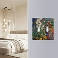 thumbnail image 4 of Yayeee Toggle Light Switch Wall Plate 3-Gang 6.37"x4.48" Decorative Outlet Cover, White Floral Garden, 4 of 7