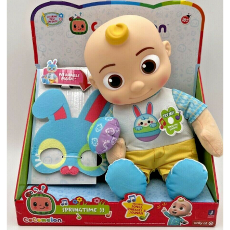 COCOMELON SPRINGTIME JJ Doll EXCLUSIVE Sings EASTER MASK