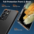 thumbnail image 4 of Samsung Galaxy S21 Ultra Case, Crystal Clear Designed Shockproof Protective S21 Ultra Phone Cover, Hybrid Slim Fit Non-Slip Phone Case for Galaxy S21 Ultra 5G Transparent, 4 of 7