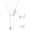 03-aquamarine-Mar, variant on Stethoscope Necklace 925 Sterling Silver Medical Jewelry with Birthstone, Gift for Doctors Nurses Medical Students, Graduation RN Present