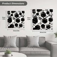 thumbnail image 5 of Black Grey Wooden Wall Clock Silent Non Ticking, Geometric Gold White Hexagon Modern Square Wall Clocks Battery Operated, Decor Clock for Home Office, Living Room, Kitchen, 12 Inch, 5 of 9