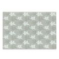 thumbnail image 1 of Leaf Cutting Board, Hand Drawn Style Flowers with Swirling Lines Spring Blossoms, Decorative Tempered Glass Cutting and Serving Board, Large Size, Warm Taupe and White, by Ambesonne, 1 of 1