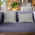 thumbnail image 2 of Plutus Gunmetal Hidden Island Velvet With Foil Printing On Top Luxury Throw Pillow - Double sided 20" x 20", 2 of 2