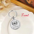 thumbnail image 2 of Dad 70th Birthday Gifts, 70 Year Old Father Bday Keychain Present, 2 of 4