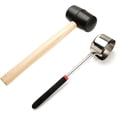 thumbnail image 1 of Coconut Opener For Young Coconuts, Stainless Steel Tool, Coconut Opener With Rubber Mallet, 1 of 5
