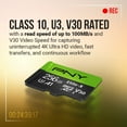 PNY 256GB EliteX microSDXC UHSI Memory Card 100MB/s, U3, V30, A1