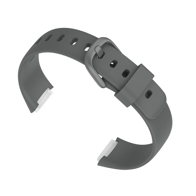 facefd Bracelet de Montre Sport en Silicone de Remplacement, Résistant à la Sueur et à l'Eau, Compatible avec Fitbit Luxe Gris