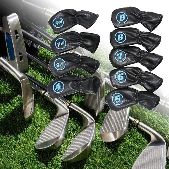 Golf Driver Head Corver Lovely Puppy Waterproof PU Leather Iron Headcover
