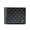 Black, variant on Blocking Men's Bifold Leather Wallet Zipper Coin Pocket Anti-Theft Foldable Wallet for Daily Use