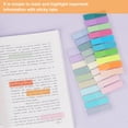 thumbnail image 4 of Sticky Tabs HCTBN 4200 unidades, coloridas pestañas para libros, transparentes, 4 of 6
