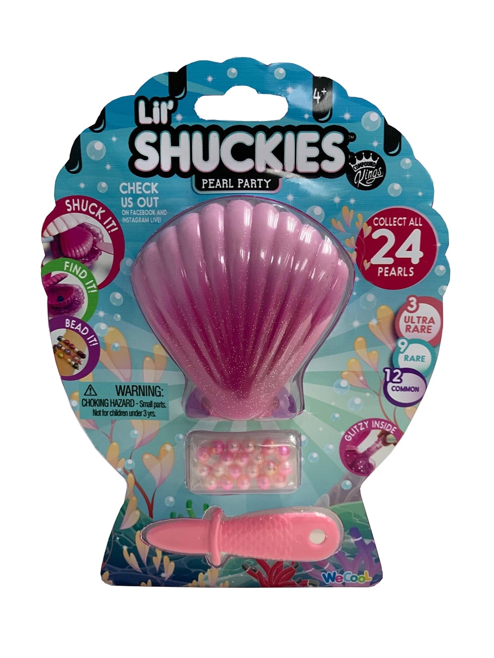 WeCool Lil' Shuckies Purple Pearl Party Kit - Walmart.com