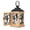 Bird style, variant on Danolapsi  Wooden Candle Lantern,Rustic Pine Wood Farmhouse Candle Holder Decor, Modern Table Centerpiece,12.6inch Candle Warmer Lamp for Living Room Dining Table Mantel Indoor Outdoor