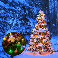 thumbnail image 3 of Copo De Nieve De Navidad 10 Pies 20 Led Copos De Nieve Con Pilas Luces De Cadena Luces De Hadas De Invierno Decoración De Navidad Vogacara HA045590-02, 3 of 6