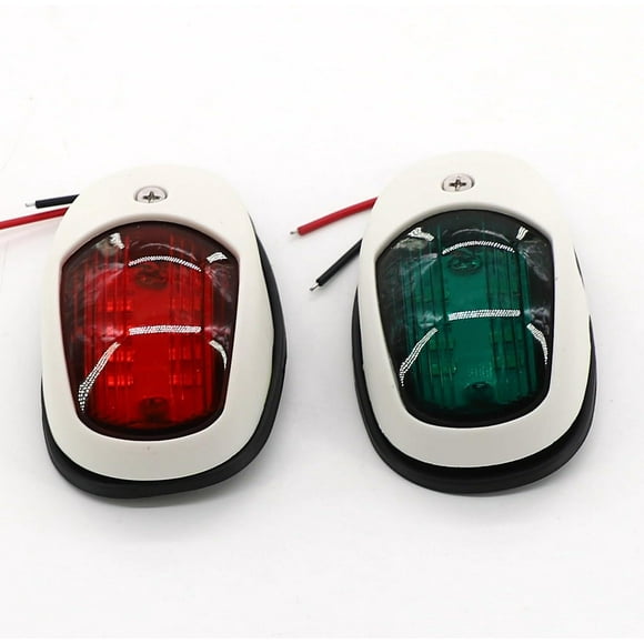 12V/24V Navigation Lights for Boat Yacht Navigation Light Waterproof Navigation for Marine Boat Yacht Marine Yacht LED Red Green