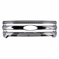 thumbnail image 4 of Convient 2011-2015 Ford Explorer Coast To Coast Insert de Grille IWCGI91 Superposition; Style Barre Horizontale/mesh; 1 Pce; avec Découpe Emblème; Chromé; Plastique ABS, 4 of 4