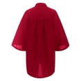 thumbnail image 6 of RTKFRFLM Kids Graduation Gown and Cap Set Kindergarten Preschool Graduation Day Outfit Classic V-Neck Academic Robe with Tassel Hat School Ceremony Apparel, 6 of 8