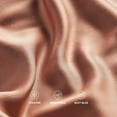 thumbnail image 4 of EVERGRACE Tencel Lyocell Cooling Duvet Cover Set King Size 3 Piece, 100% Natural Eucalyptus Lyocell Fiber from Austria, Luxury Silky Soft Comforter Cover with 2 Shams, Terracotta Clay, 92"x108", 4 of 8