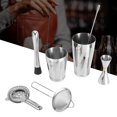 thumbnail image 3 of Kit De Camarero, Juego De Coctelera De Acero Inoxidable Apto Para Lavavajillas Con Superficie Cepillada Para El Hogar Anggrek Otros, 3 of 8