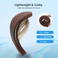 thumbnail image 6 of Vacation Quick Dry Thong Sandals Womens Flips Flops with Yoga Mat Water Shower Taupe US 7, 6 of 7