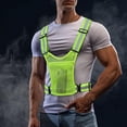 thumbnail image 2 of Mesh Reflective Vest with Pocket for High Visibility in Outdoor Activities and Motor Vehicle Use, 2 of 7