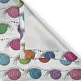 thumbnail image 4 of Ambesonne Colorful Window Valance, Funny Shelled Vivid Snails, 54" X 18", Multicolor, 4 of 5