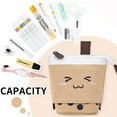 thumbnail image 5 of Cute Pencil Case Standing Pen Holder Telescopic Makeup Pouch Pop Up Cosmetics Bag, 5 of 5