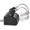 MEDca Mini Digital Behind the Ear Hearing Amplifier, Black, 1 Pack