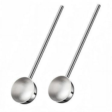 Small Soup Ladle 2Oz Long Handle Ladles for Kitchen 2 Pack
