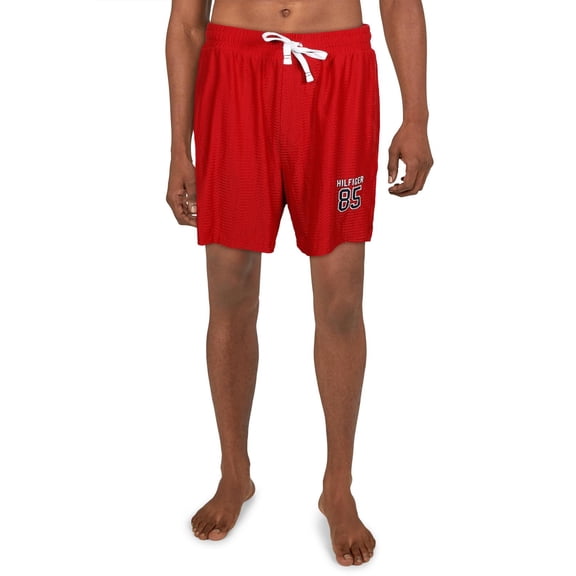 Tommy Hilfiger Mens Nightwear Sleepwear Pajama Shorts Red M