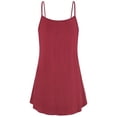 thumbnail image 3 of RANEU Summer Women Tank Top Button V Neck Casual Loose Solid Sleeveless T-Shirt Plus Size Tee Tops, 3 of 5