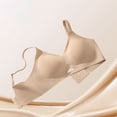 thumbnail image 6 of BaoFuBaoMei Womens Ribbed Bras Plus Size Push up Wireless Bra Adjustable Strap Seamless Brassiere Supportive Breathable Bralette, 6 of 8