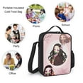 thumbnail image 4 of Kamado Nezuko Lunch Tote Bag Reusable Bento Bag Lunch Box Insulated Cooler Bag Adjustable Shoulder Bag, 4 of 8