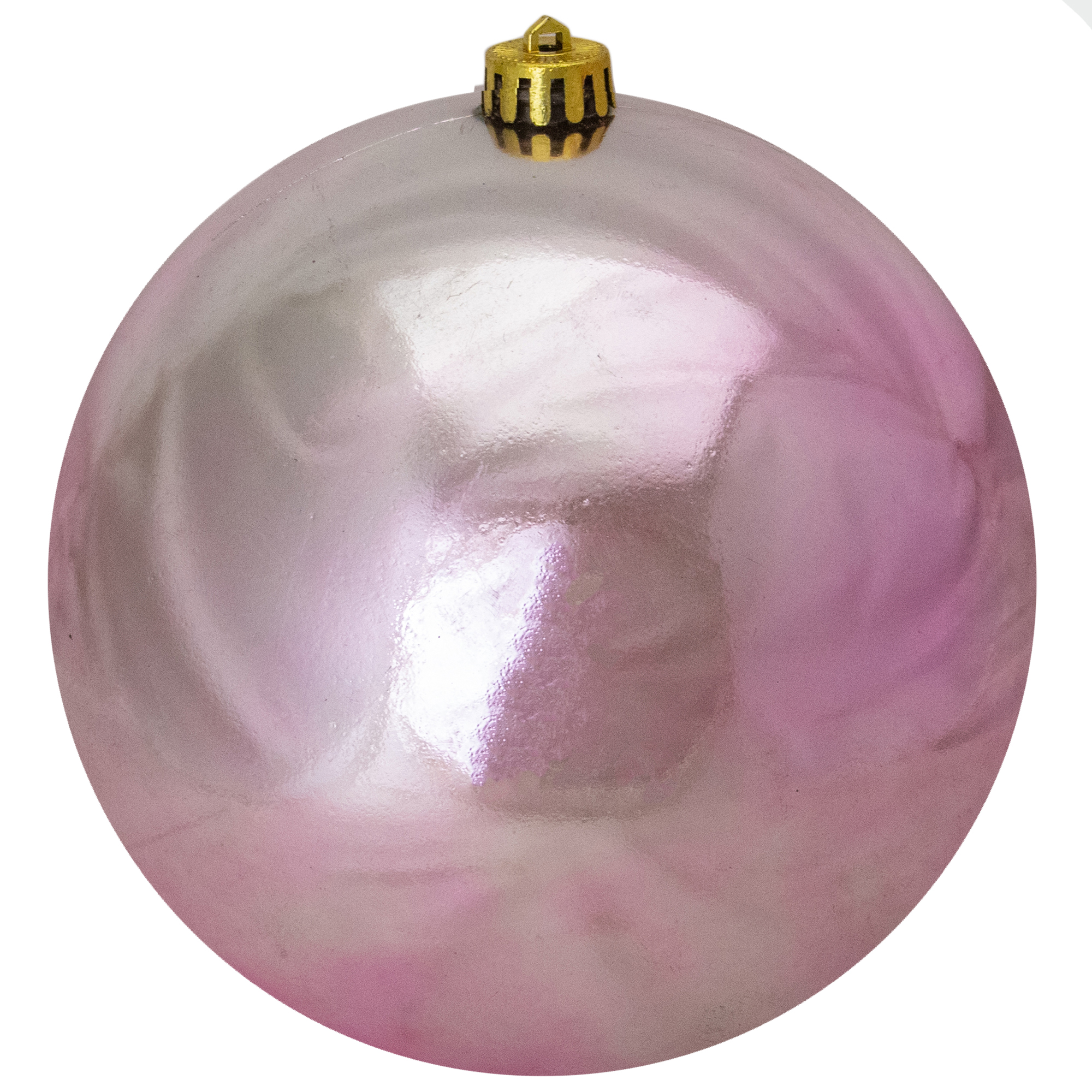 Northlight Shiny Bubblegum Pink Shatterproof Christmas Ball Ornament 8