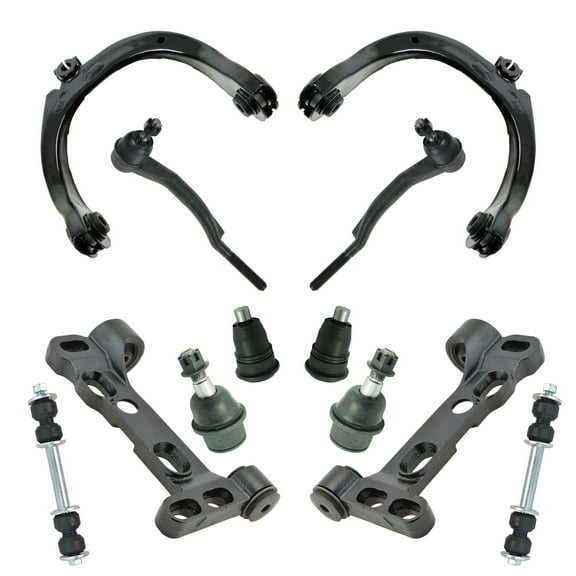 TRQ Front Ball Joint Sway Bar Link Tie Rod End Steering Suspension Kit Set 12pc PSA65903