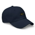 thumbnail image 3 of Black Cat Peeking Embroidered Dad Hat (Navy), 3 of 6