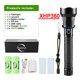 thumbnail image 1 of Linterna LED de , linterna recargable por USB, linterna LED de alta potencia de 1500M, linterna táctica con Zoom, linterna de tiro largo, 1 of 4