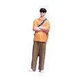 thumbnail image 4 of Figura de acción a escala 1/64, diseño de microescena de hombre guapo con gafas de sol, regalo de cumpleaños, decoración, personaje en miniatura, 4 of 8