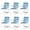 Blue, variant on S AFSTAR Beach Chair Set of 6, Portable Folding Chairs with Stable Steel Frame & Comfort Armrest, Load Bearing Up to 265 LBS, Lightweight Lawn Chairs, 6 PCS Camping Chairs for Outside Outdoor (Red)