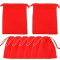 thumbnail image 1 of FOMIYES 20Ud Bolsas De Tela Con Cordón Rojas Para Joyas Reutilizables Y Almacenamiento Práctico, 1 of 6